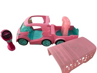 Barbie DJ Express Deluxe - coche con remolque 50cm