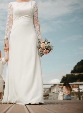 Vestido novia Rosa Clará