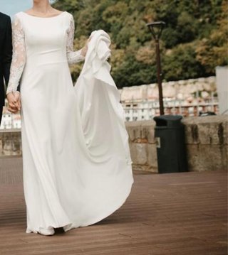 Vestido novia Rosa Clará