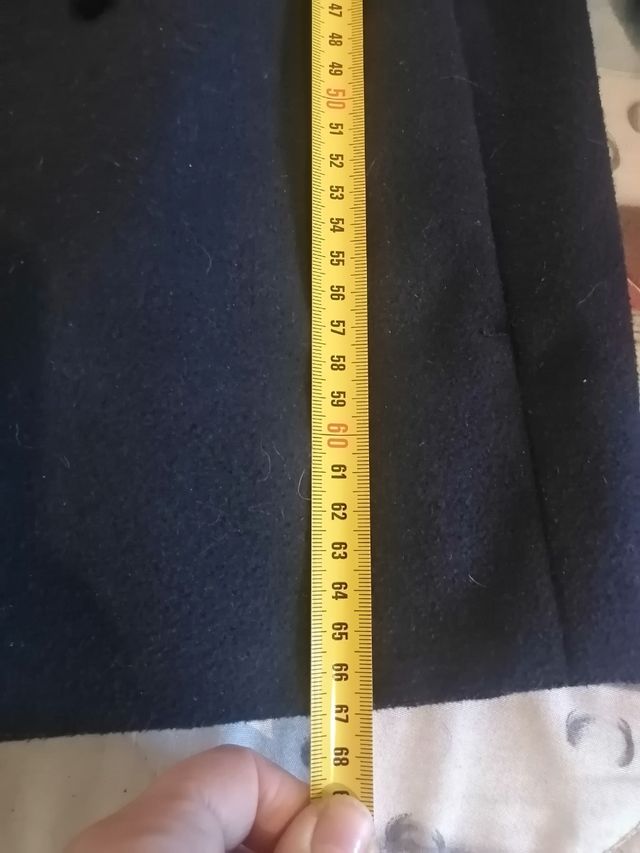 Cappotto donna blu scuro taglia XS