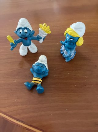 Figuras de pitufos