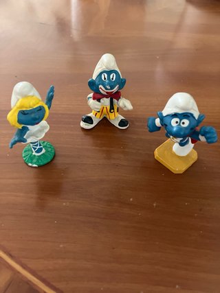 Figuras de pitufos