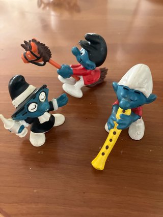 Figuras de pitufos