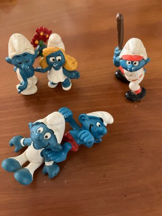Figuras de pitufos