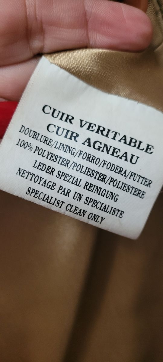 Abrigo largo de piel para mujer