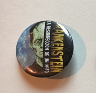 CHAPA PIN FRANKENSTEIN LITERATURA TERROR