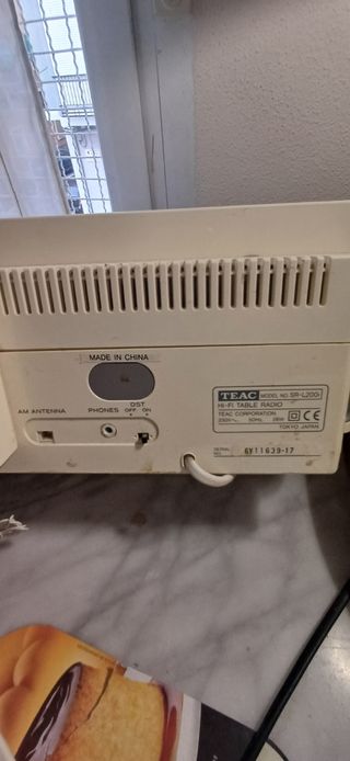 Radio reloj hi-fi para ipod mp3