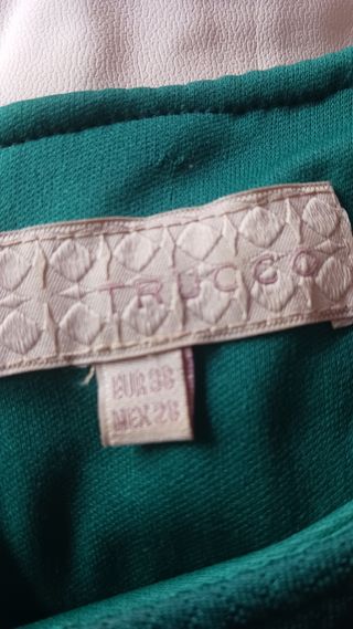 Vestido verde de la marca trucco 