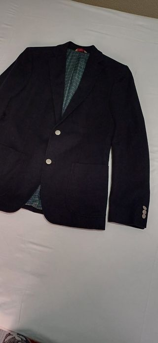 Americana azul marino chico Sfera Joven 