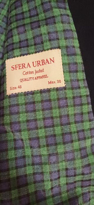 Americana azul marino chico Sfera Joven 