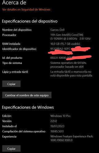 Portátil gaming Dell G15 5511 i5 rtx3050