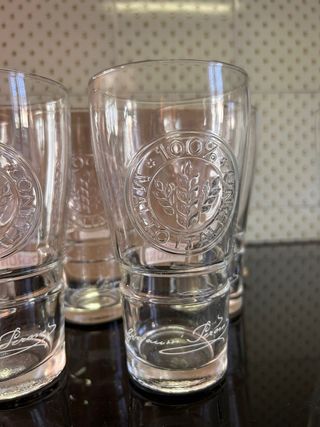 6 bicchieri firmati Giovanni Peroni 0,4 L