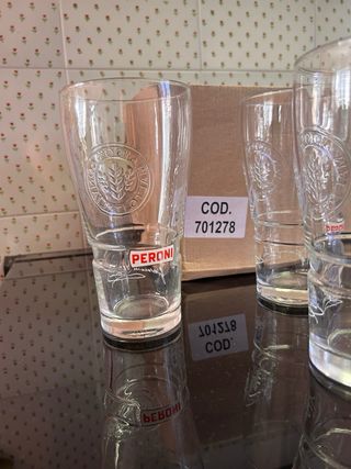 6 bicchieri firmati Giovanni Peroni 0,4 L