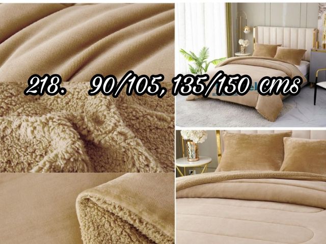 Manta lisa con borreguito