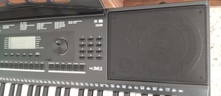 Piano Medeli M361 +soporte +banqueta +pedal +funda