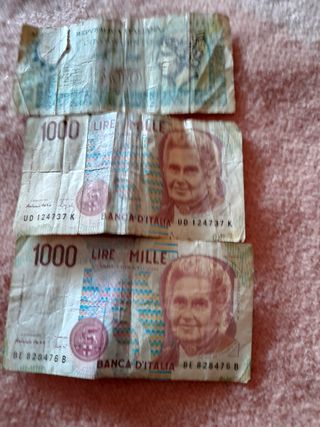 Monete lire e banconote