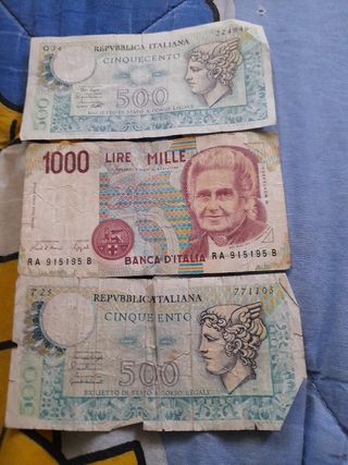 Monete lire e banconote