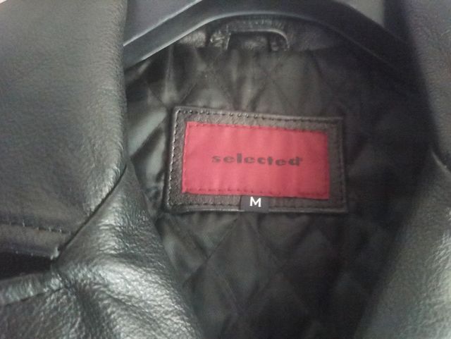 Chaqueton de cuero hombre
