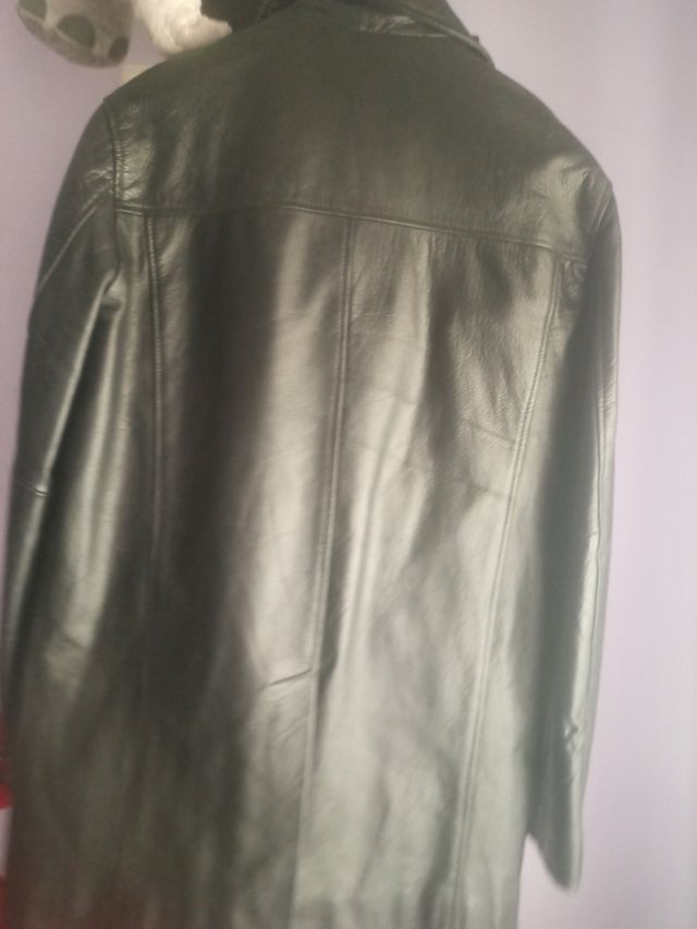 Chaqueton de cuero hombre