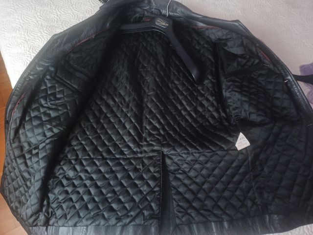 Chaqueton de cuero hombre