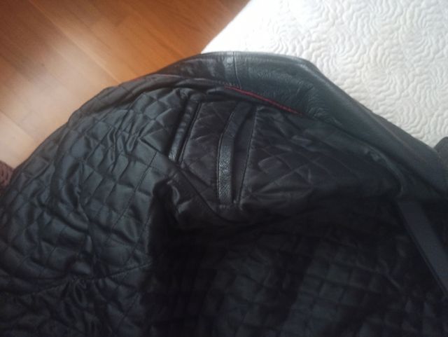 Chaqueton de cuero hombre