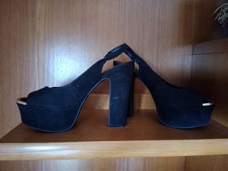 sandalias  Primadonna plataforma negras