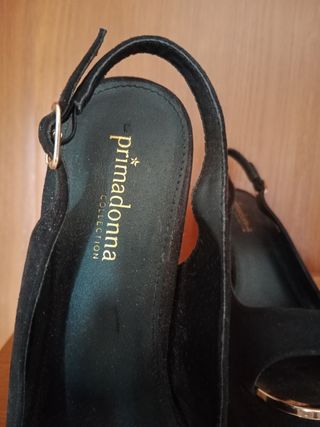 sandalias  Primadonna plataforma negras