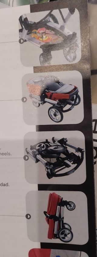 Trio Cochecito bebé y base  Isofix
