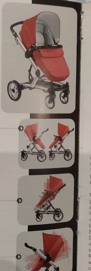 Trio Cochecito bebé y base  Isofix