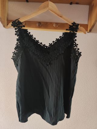 Camiseta de tirantes negra