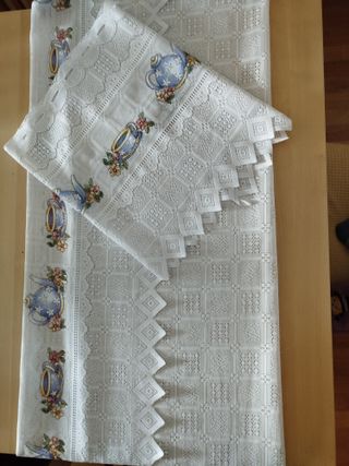 Cortina de cocina larga