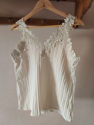 Camiseta de tirantes blanca