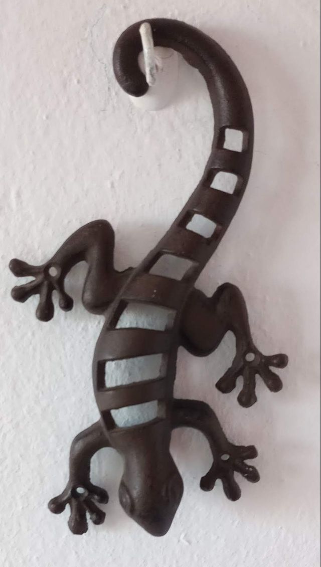 Lagartijas decorativas hierro