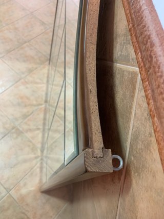 Espejo comoda de madera