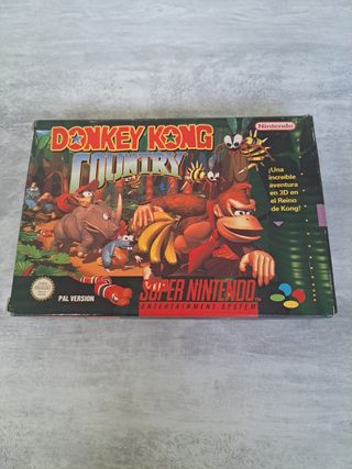 Videojuego Donkey Kong Súper Nintendo 