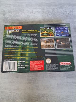 Videojuego Donkey Kong Súper Nintendo 