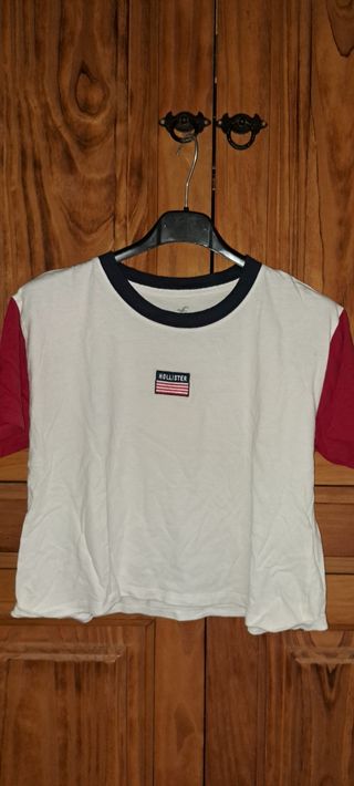 Camiseta mujer Hollister talla XS