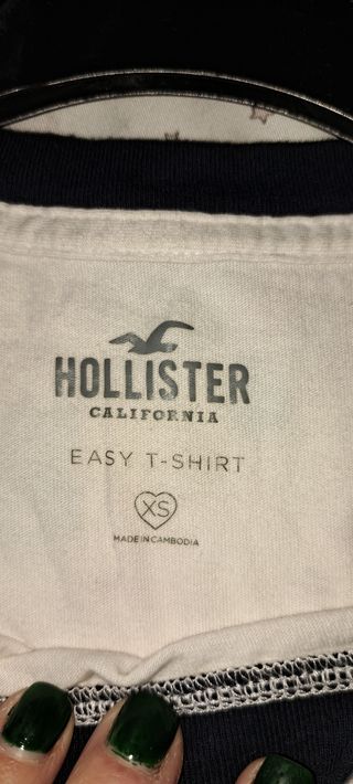 Camiseta mujer Hollister talla XS