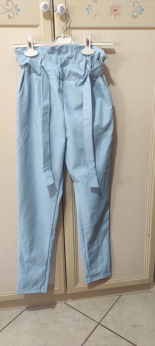 Pantaloni ragazza in ecopelle