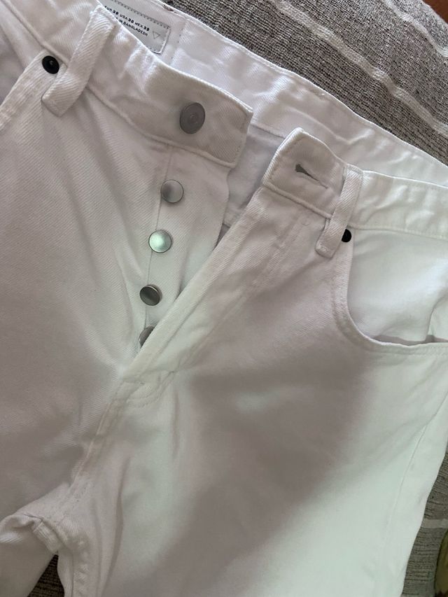 Pantalon blanco largo
