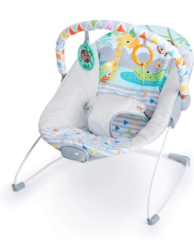 Bright Starts - Asiento Infantil Vibrador, Hamaca.