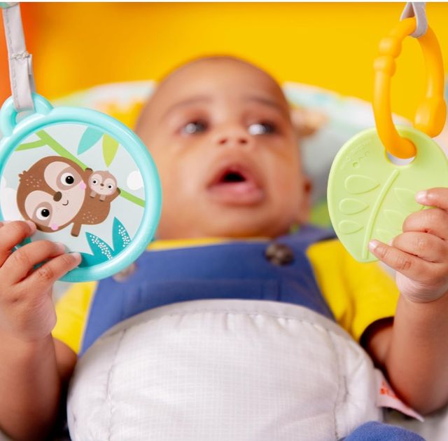 Bright Starts - Asiento Infantil Vibrador, Hamaca.