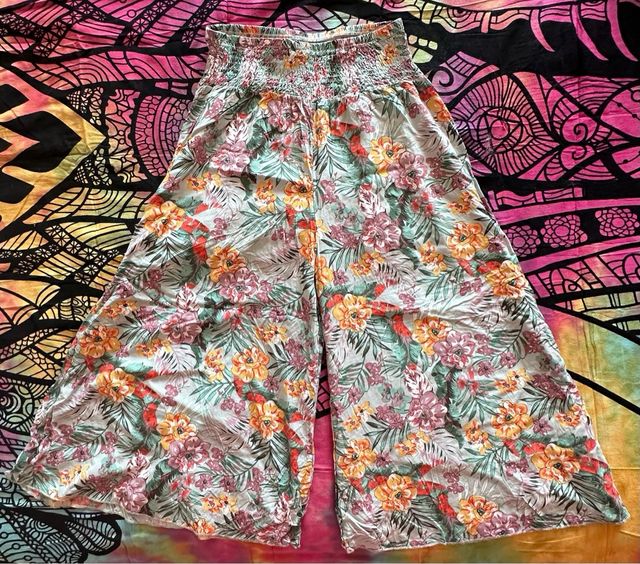 Pantalon flores