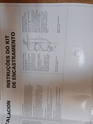 Kit horno microondas encastrar 