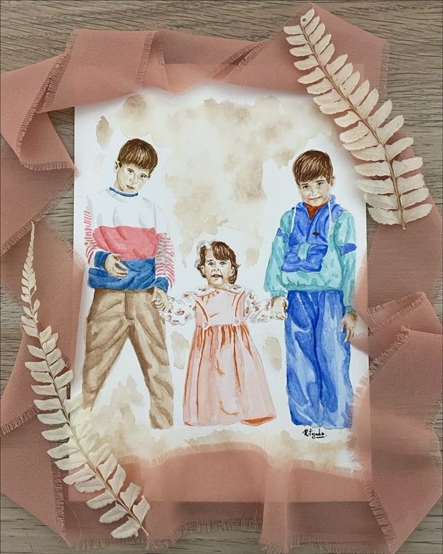 Ilustración en acuarela