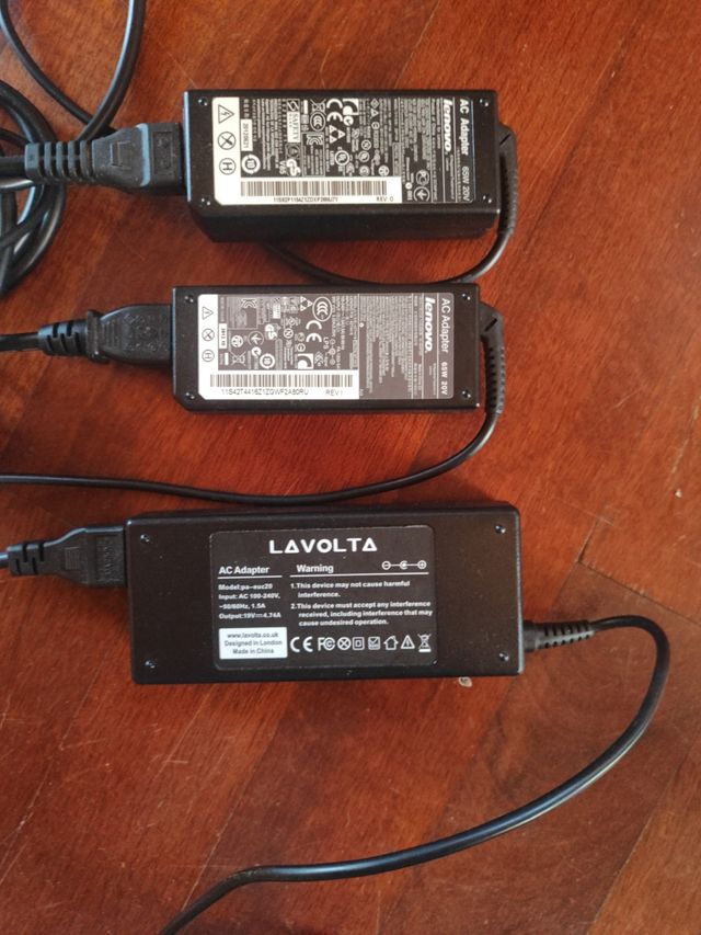 Cargadores portátiles lenovo