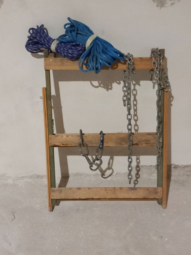 Cuerdas y cadenas + mosquetón