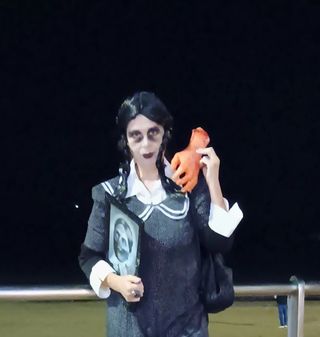 Peluca estrenar Niña Monster Bruja niño