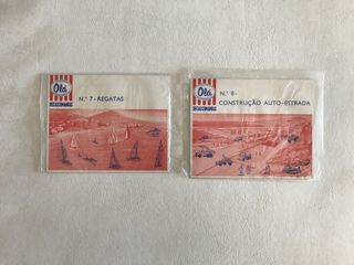 Coleção 10 Decalcomanias Olá anos 70 vintage