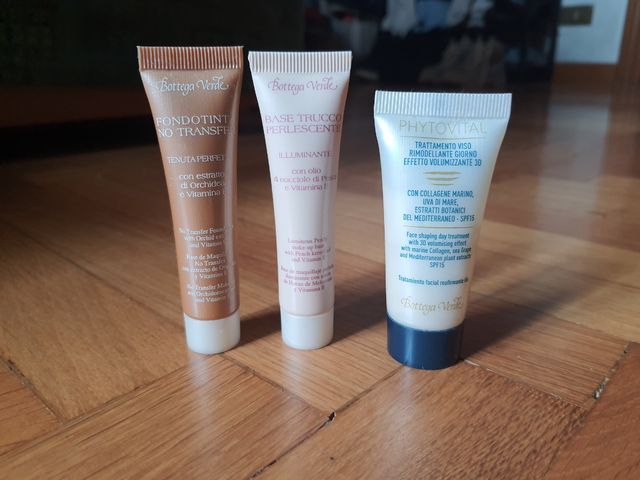 Set Viso da viaggio Bottega verde